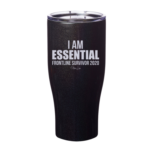 I Am Essential Laser Etched Tumbler For Cheap - Image 2