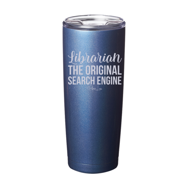 Librarian The Original Search Engine Laser Etched Tumbler For Cheap - Image 3
