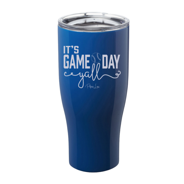 It s Game Day Y all Baseball Laser Etched Tumbler Discount