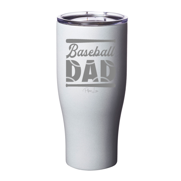 Baseball Dad Bat Laser Etched Tumbler Fashion - Image 3