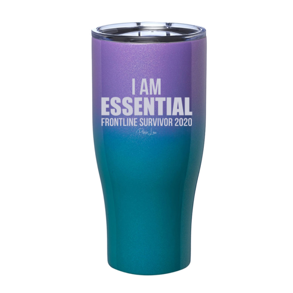 I Am Essential Laser Etched Tumbler For Cheap