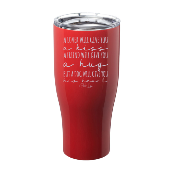 A Lover A Friend A Dog Laser Etched Tumbler Supply