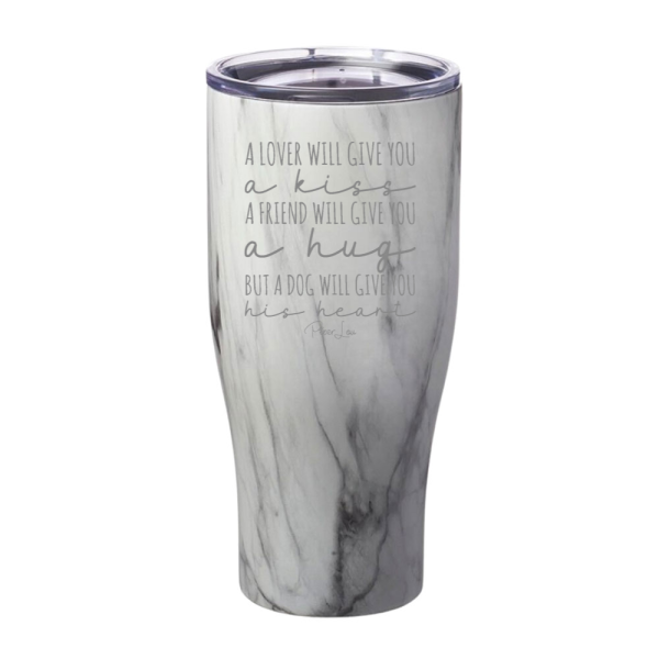 A Lover A Friend A Dog Laser Etched Tumbler Supply - Image 5