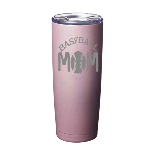 Baseball Mom Laser Etched Tumbler Fashion - Image 5