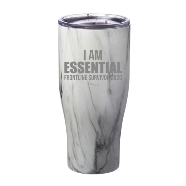 I Am Essential Laser Etched Tumbler For Cheap - Image 5