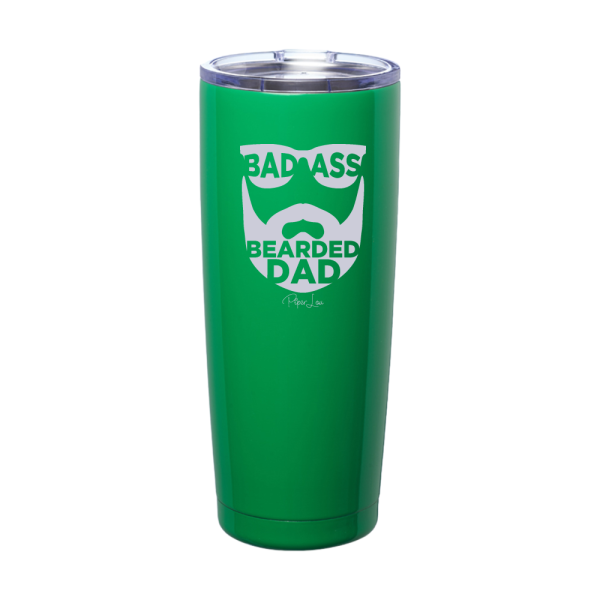 Badass Bearded Dad Laser Etched Tumbler For Cheap