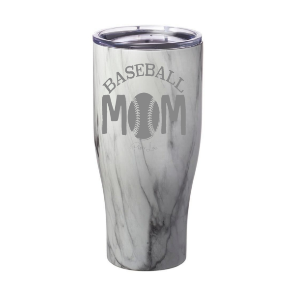 Baseball Mom Laser Etched Tumbler Fashion - Image 2