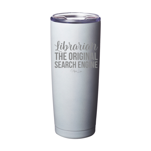 Librarian The Original Search Engine Laser Etched Tumbler For Cheap - Image 5