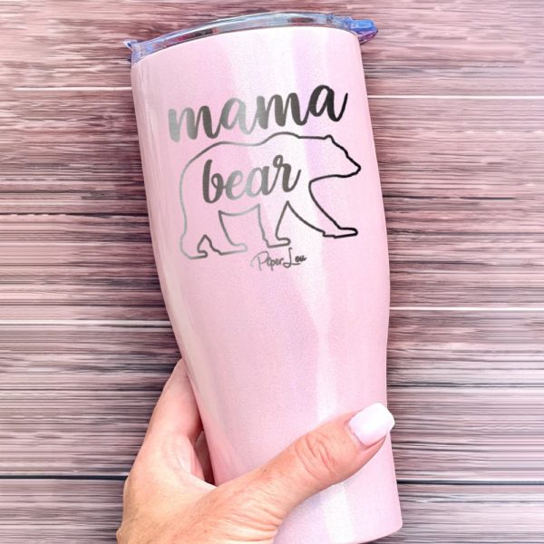 Mama Bear Cursive Laser Etched Tumbler Cheap - Image 5