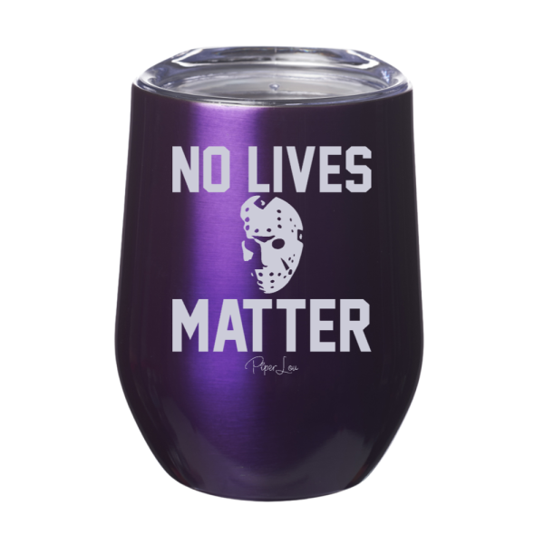 No Lives Matter Jason 12oz Stemless Wine Cup For Cheap