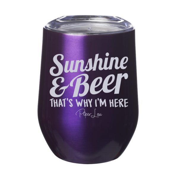 Sunshine And Beer 12oz Stemless Wine Cup on Sale - Image 3