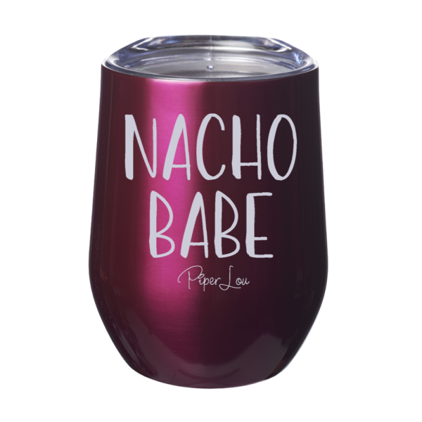Nacho Babe 12oz Stemless Wine Cup Online - Image 2