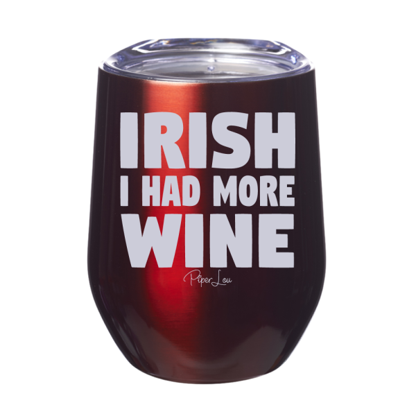 Irish I Had More Wine 12oz Stemless Wine Cup Online Hot Sale - Image 5
