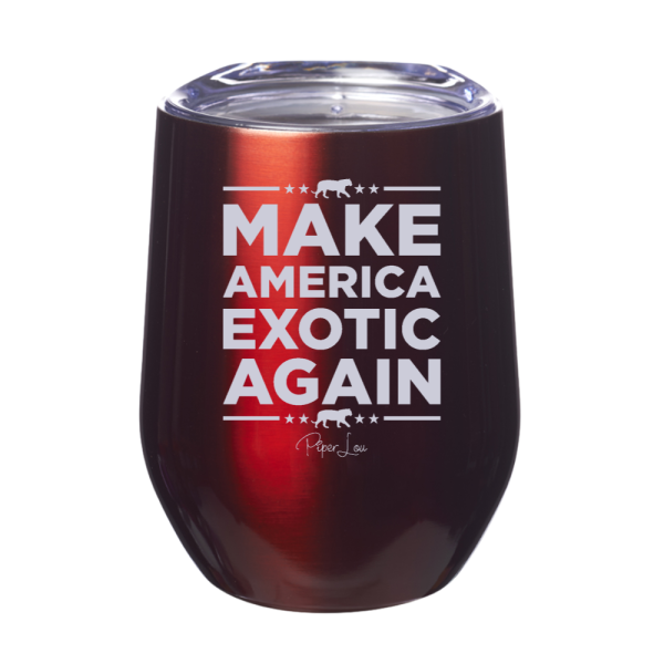 Make America Exotic Again 12oz Stemless Wine Cup Hot on Sale - Image 4
