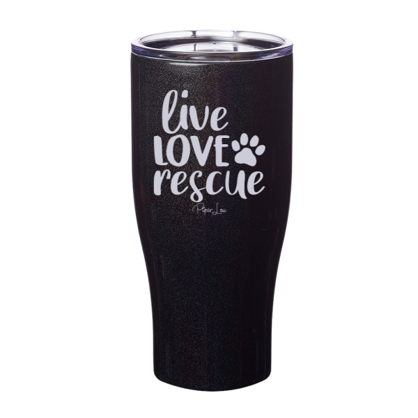 Live Love Rescue Laser Etched Tumbler Sale - Image 2
