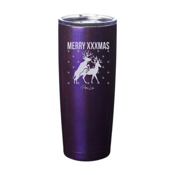 Merry XXXmas Laser Etched Tumbler Online Hot Sale - Image 2