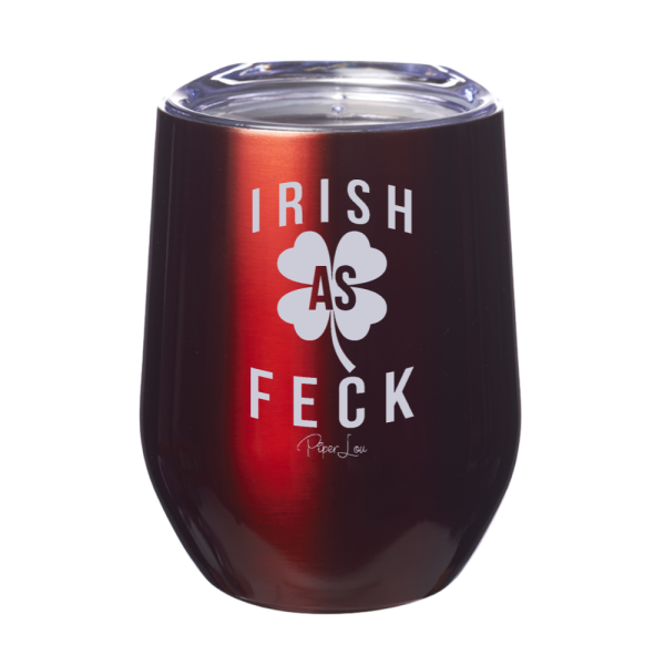 Irish As Feck 12oz Stemless Wine Cup Hot on Sale - Image 2
