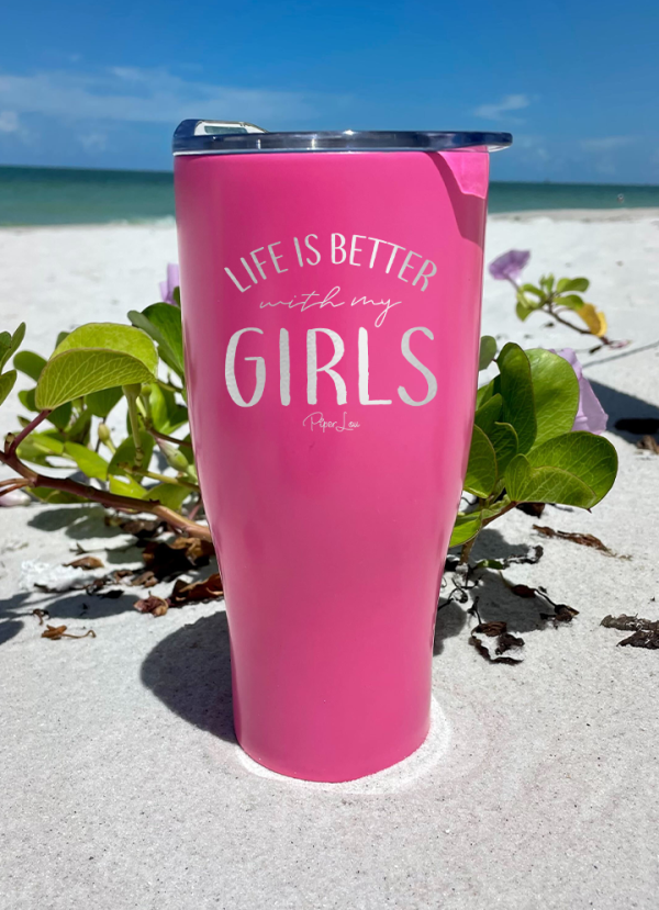 Life Is Better With My Girls Laser Etched Tumbler Hot on Sale - Image 4