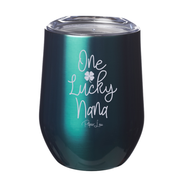One Lucky Nana 12oz Stemless Wine Cup Cheap - Image 5