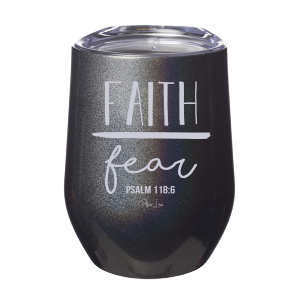 Faith Over Fear 12oz Stemless Wine Cup For Discount