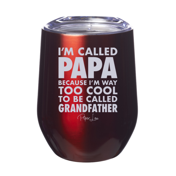 I m Called Papa 12oz Stemless Wine Cup For Discount - Image 3