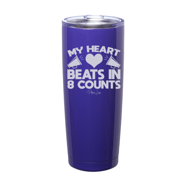 My Heart Beats In 8 Counts Laser Etched Tumbler Discount