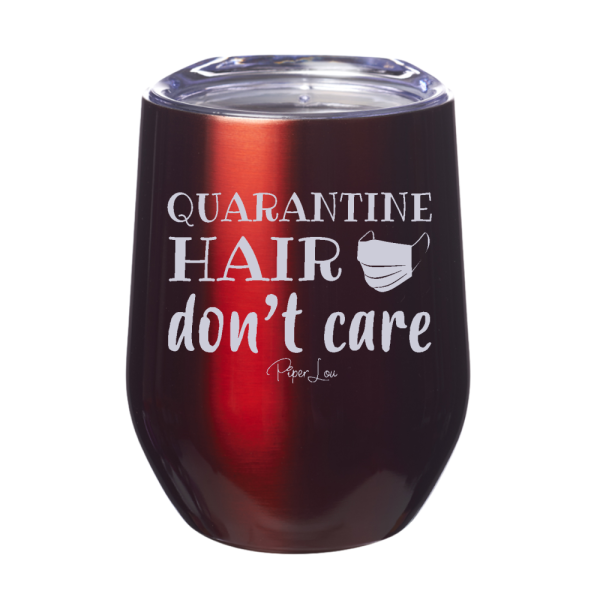 Quarantine Hair Don t Care 12oz Stemless Wine Cup Fashion - Image 4