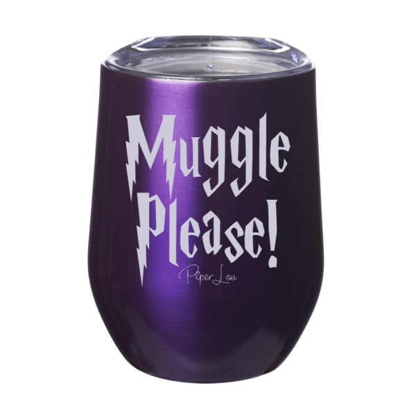 Muggle Please 12oz Stemless Wine Cup Cheap - Image 3