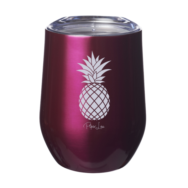 Pineapple 12oz Stemless Wine Cup Hot on Sale - Image 2