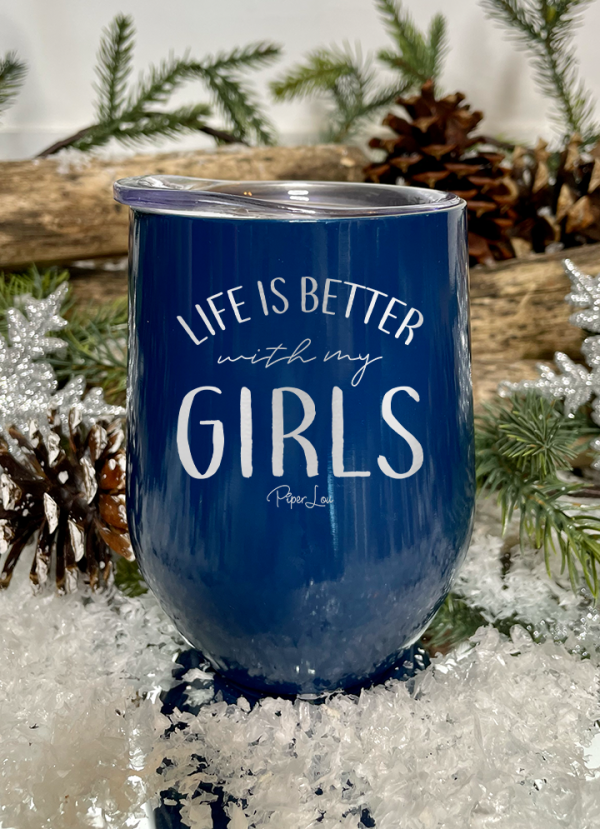 Life Is Better With My Girls Laser Etched Tumbler Hot on Sale - Image 2