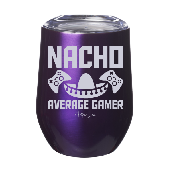 Nacho Average Gamer 12oz Stemless Wine Cup Hot on Sale - Image 3