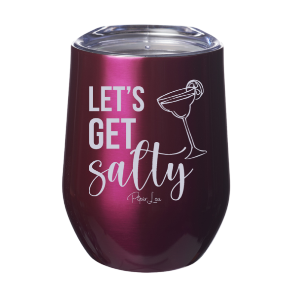 Let s Get Salty 12oz Stemless Wine Cup Cheap - Image 2