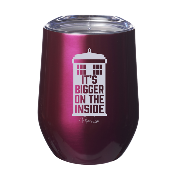It s Bigger On The Inside Stemless Wine Cup Online Sale - Image 2