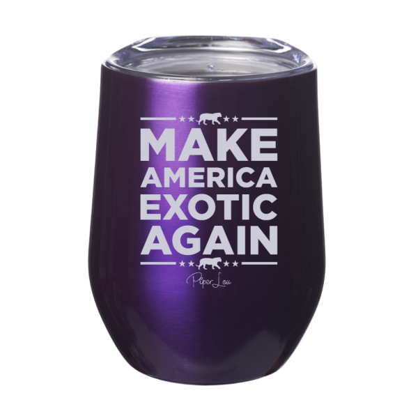 Make America Exotic Again 12oz Stemless Wine Cup Hot on Sale - Image 3
