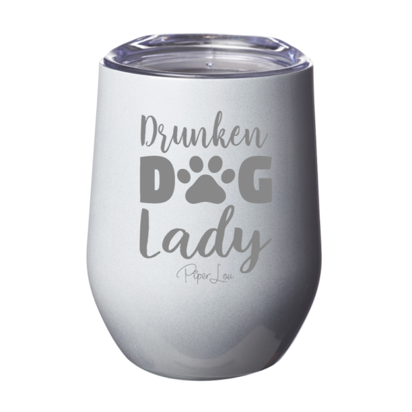 Drunken Dog Lady 12oz Stemless Wine Cup Hot on Sale
