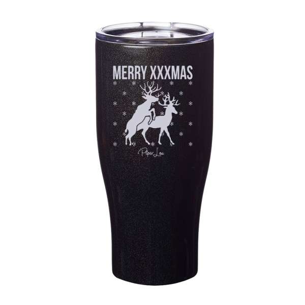 Merry XXXmas Laser Etched Tumbler Online Hot Sale - Image 3