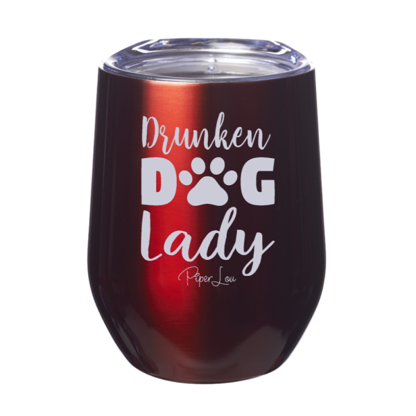 Drunken Dog Lady 12oz Stemless Wine Cup Hot on Sale - Image 4