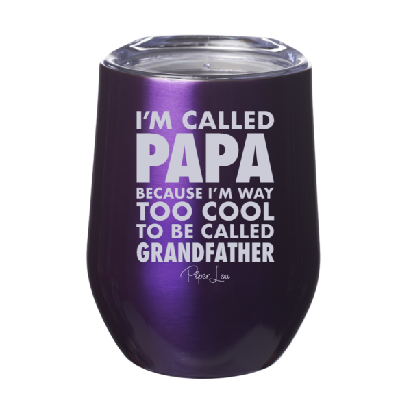 I m Called Papa 12oz Stemless Wine Cup For Discount - Image 2