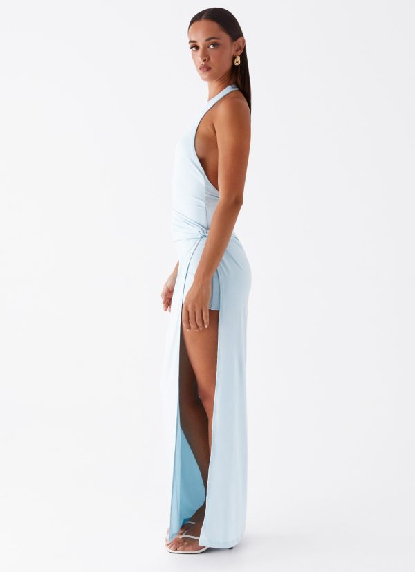 Oceana Maxi Dress - Blue Fashion - Image 2