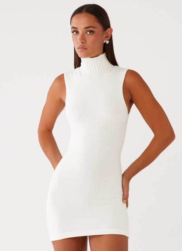 Cece Mini Dress - Ivory Sale