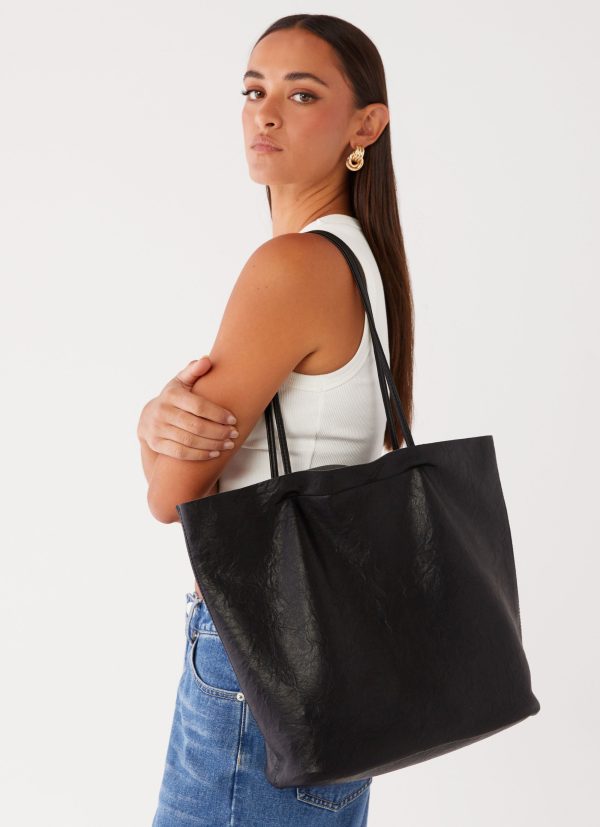 Tayla Shoulder Bag - Black For Discount
